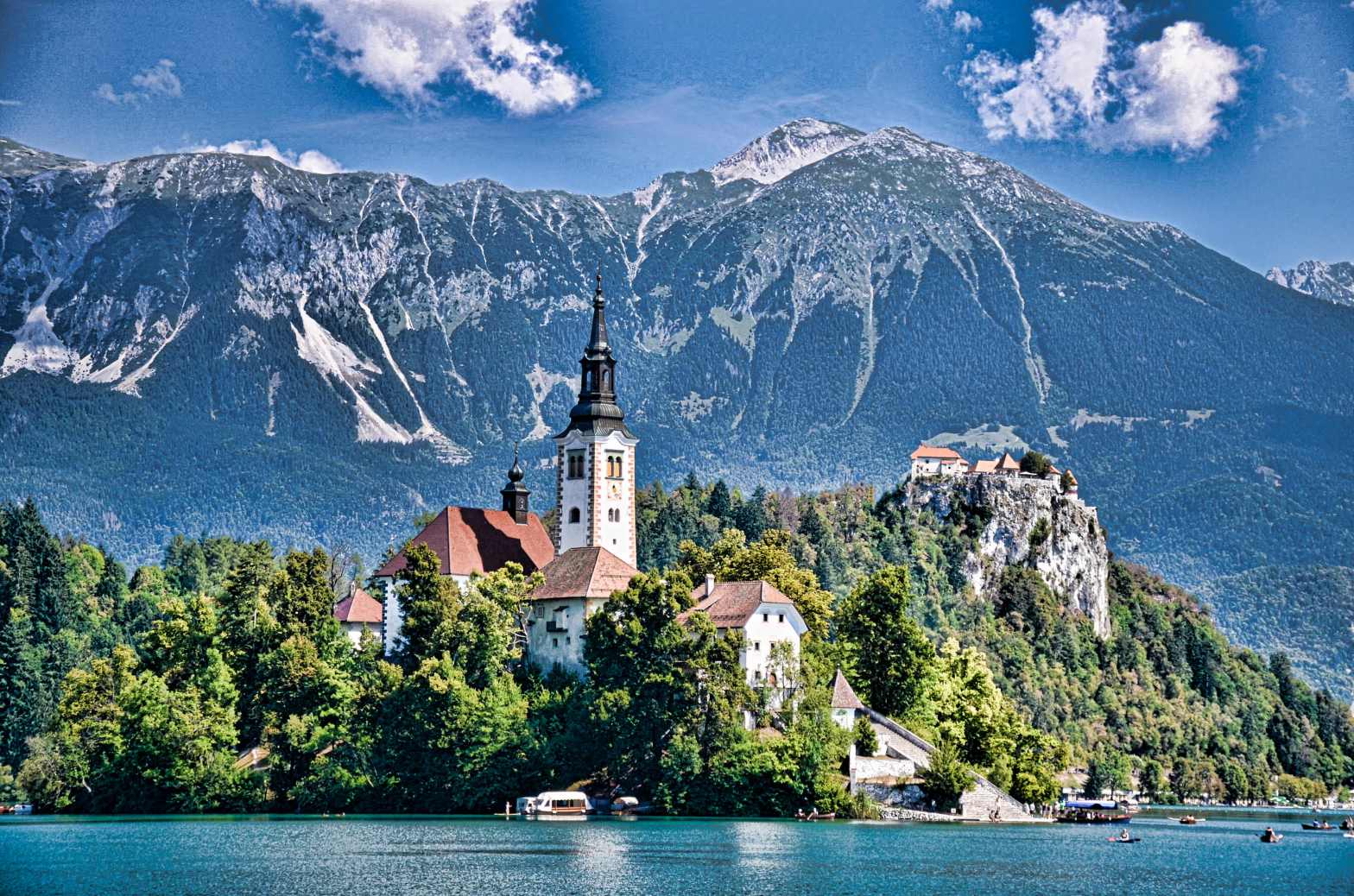 This highlights the beauty of Lake Bled